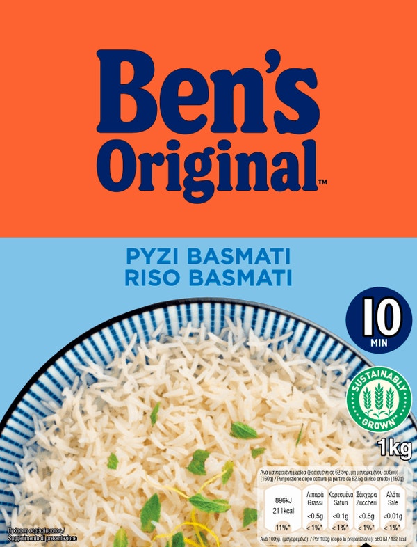 Ben's Original™ Αρωματικό Ρύζι Basmati 1kg